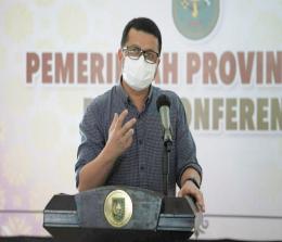 Juru Bicara Satgas Penanganan Covid-19 Provinsi Riau dr Indra Yovi 
